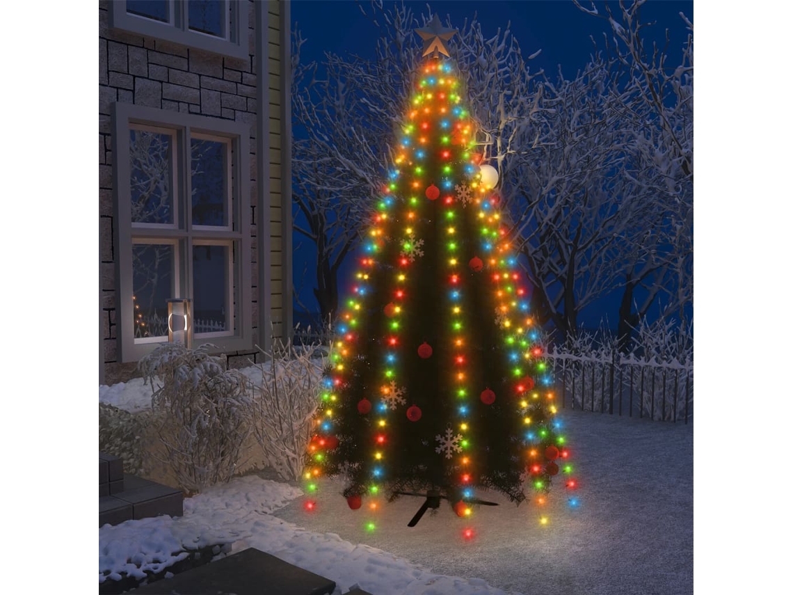 Guirnalda de luces LED para árbol de Navidad, 300 cm, coloridas, Wsd7807, Lovely Home