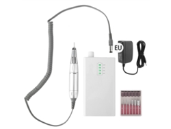 KKML - Máquina eléctrica portátil recargable Taladro para uñas, 30000 rpm, para manicura y pedicura inalámbricas.
