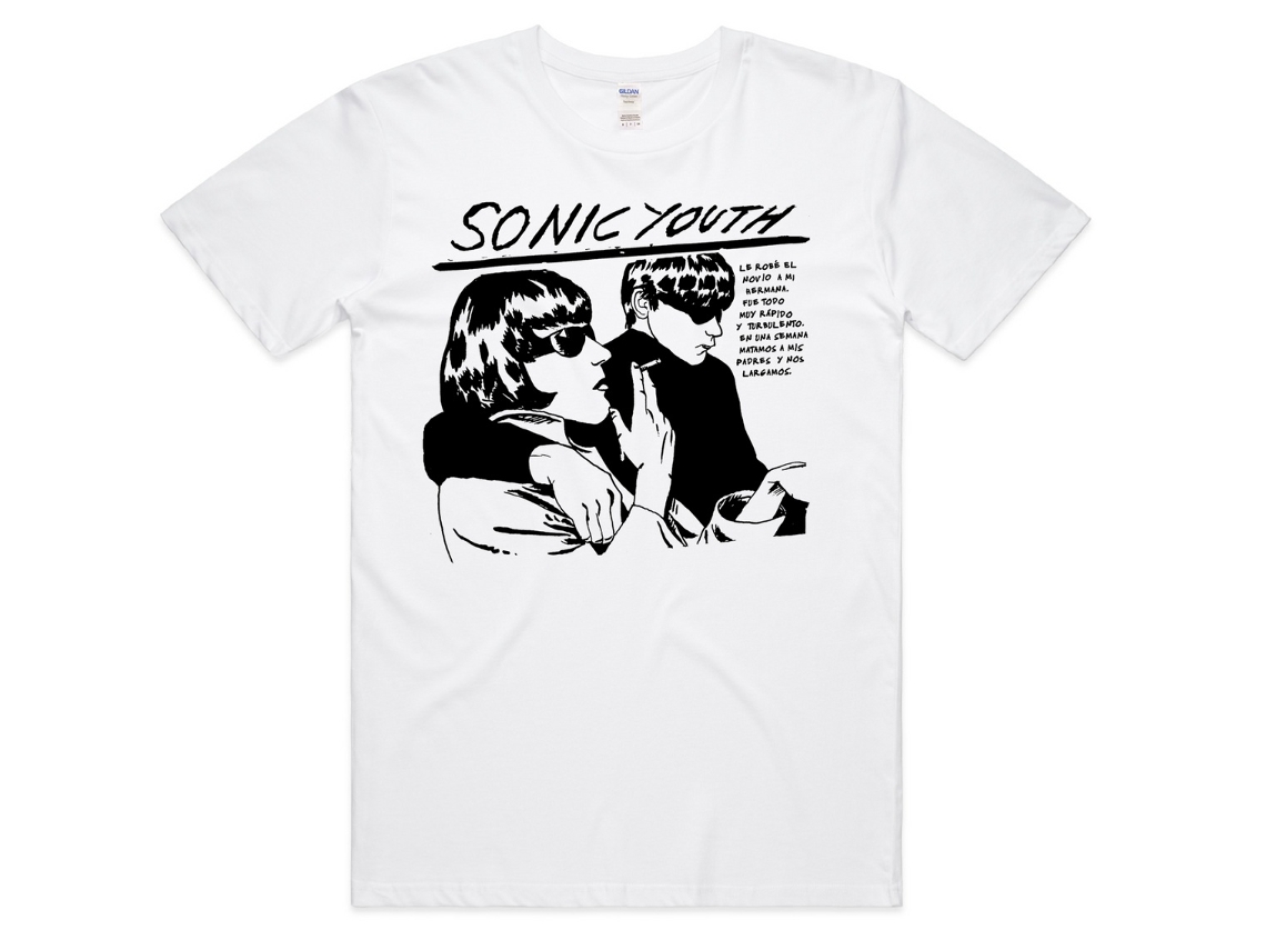 Sonic Youth Goo - Spanish T-shirt Rockinstone Unisex Adults Best Sellers Size:xl