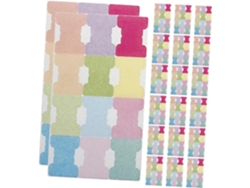 Separadores de plástico para carpeta tamaño A4, con 6 anillas e índices.