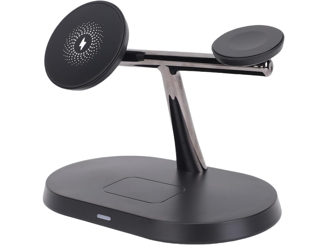 Elegante Soporte De Carga Inalámbrica Multifuncional, Estación De Carga 3 En 1 Para Dispositivos Ios Y