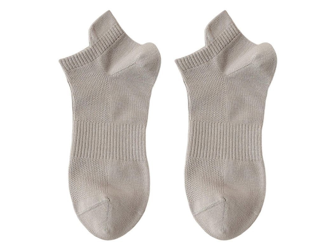 2026-calcetines Bajos Para Hombre De Algodón De Color Sólido Con Alta Elasticidad Y Antideslizante Suaves
