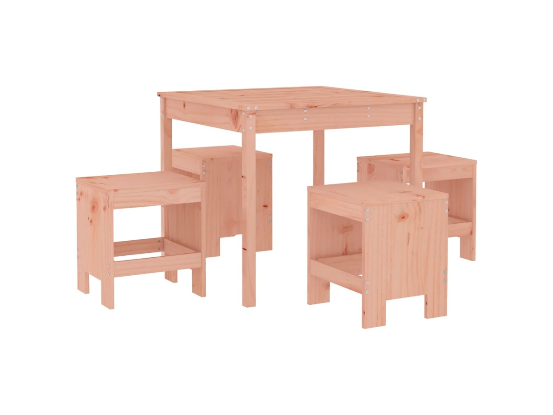 Maison Exclusive - Juego De Comedor Para Jardín 5 Pzas Madera Maciza Douglas
