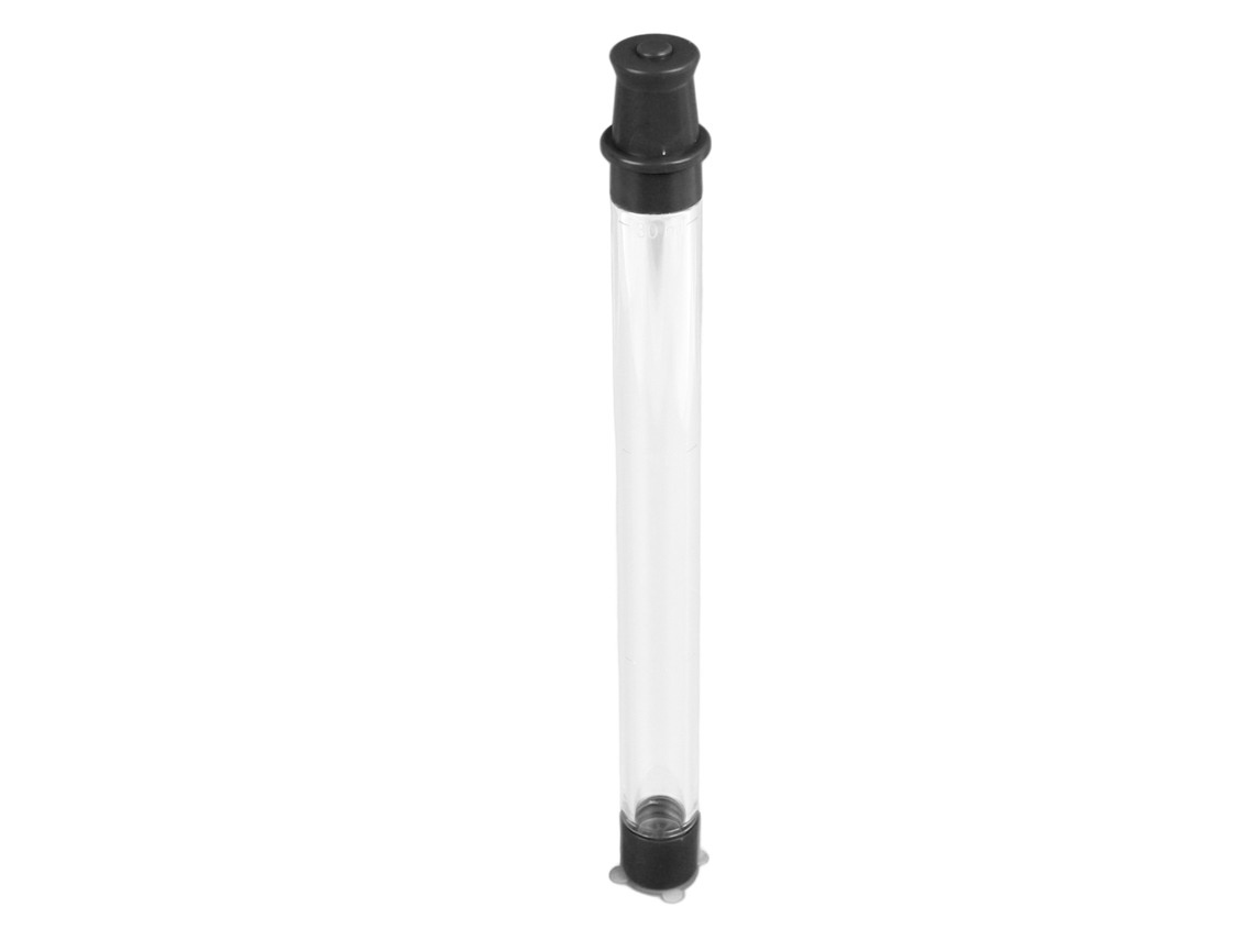 Pajita Reutilizable Para Chupitos Con Escala Antifugas, Fabricada En Plástico Y Silicona, Ideal Para Fiestas, Playa Y Camping. Color Negro.