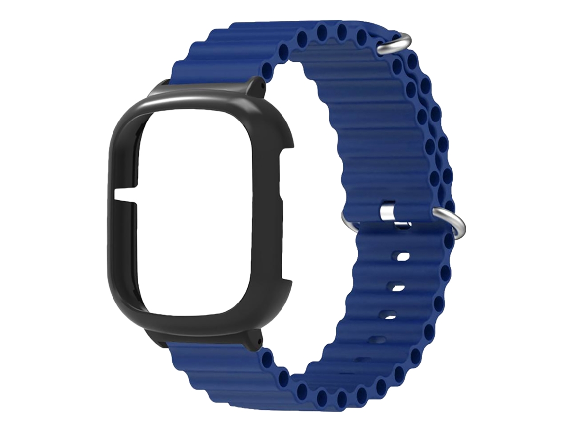 Pulsera Ajustable Con Funda Protectora Para Honor Watch 4, Silicona Suave, Azul Medianoche.