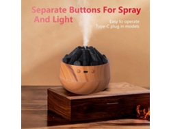 Mini humidificador portátil de vapor frío con alimentación USB Mdug (amarillo)