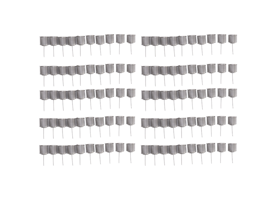100 cestas de fertilizante de malla de acero inoxidable para columna de jardín