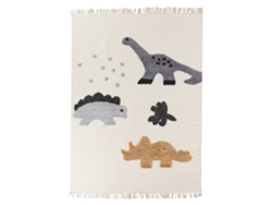 Alfombra para niños BELIANI Gharta de Algodón Beige 200x140