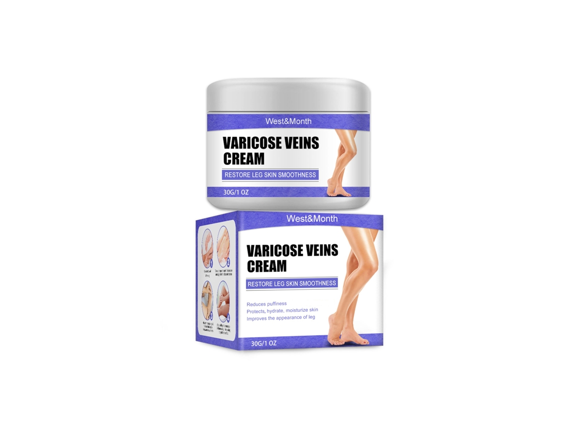 Crema hidratante de masaje de uso diario para aliviar molestias leves en las piernas.