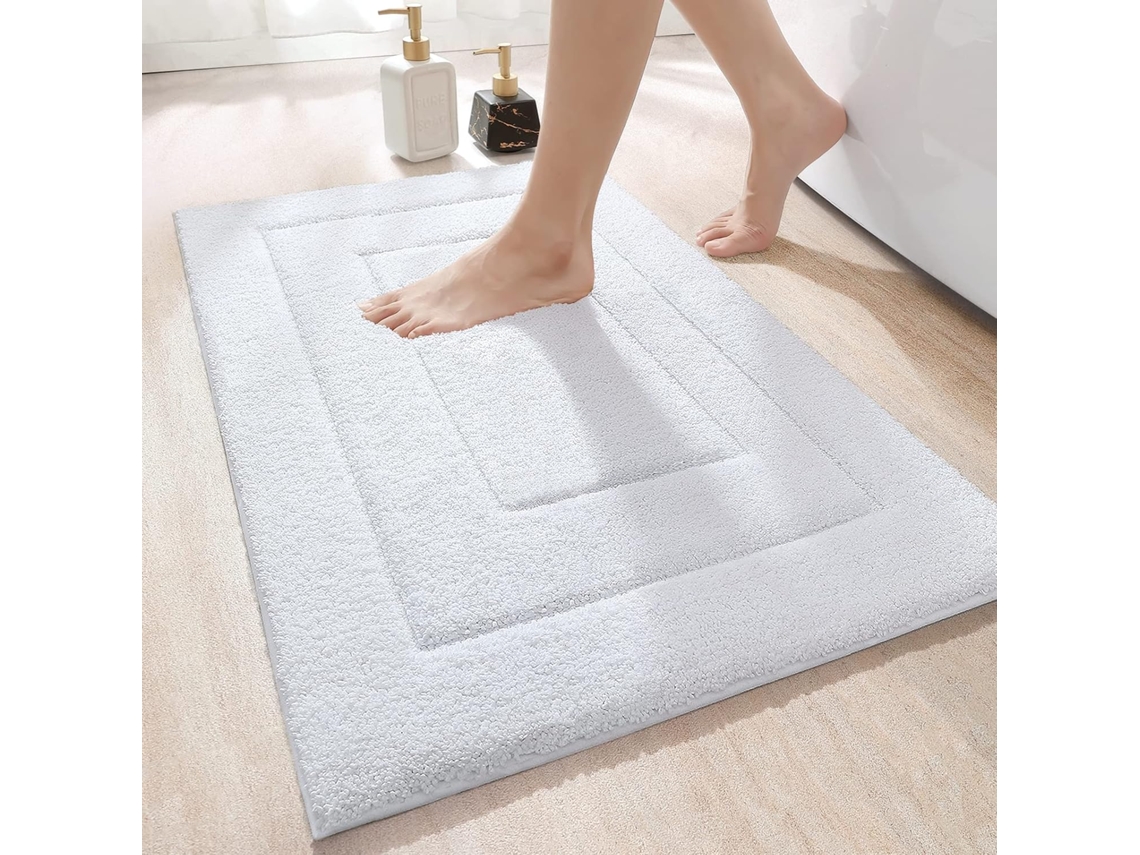 Alfombra De Baño Súper Suave - 40x60cm - Antideslizante - Muy Absorbente - Lavable A Máquina Y De Secado Rápido