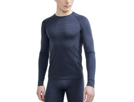 Camiseta de Hombre para Cicling CRAFT Comprida Nano Azul (S)