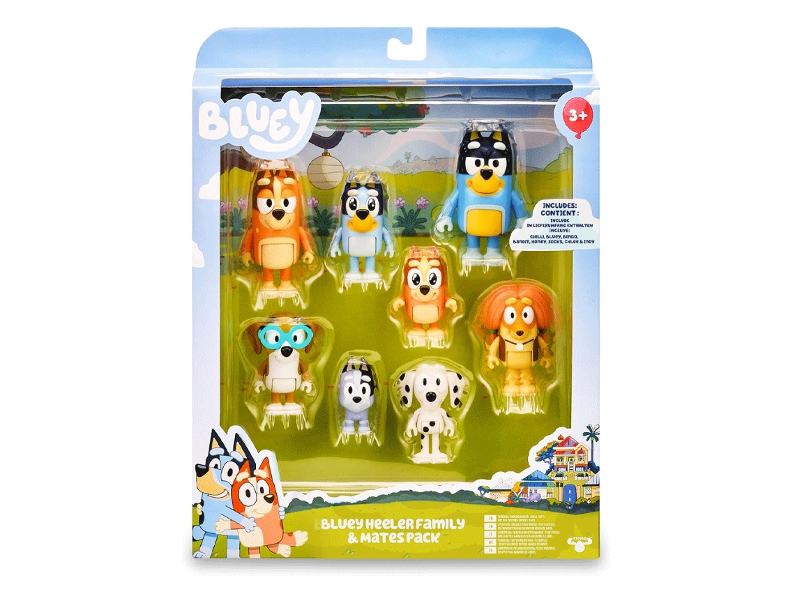 BLUEY Pack 8 Figures