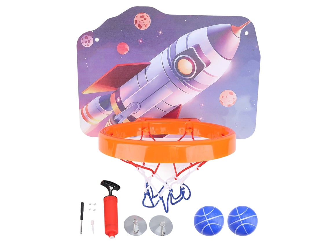 Bj-aro De Basquete Para Crianças Interior Sem Furo Suspenso Brinquedo Cesta Altura Ajustável Com Tábua Estilo B