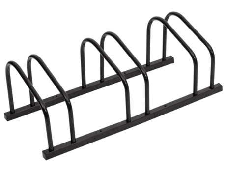 Bicicletero para 3 bicicletas VIDAXL acero negro