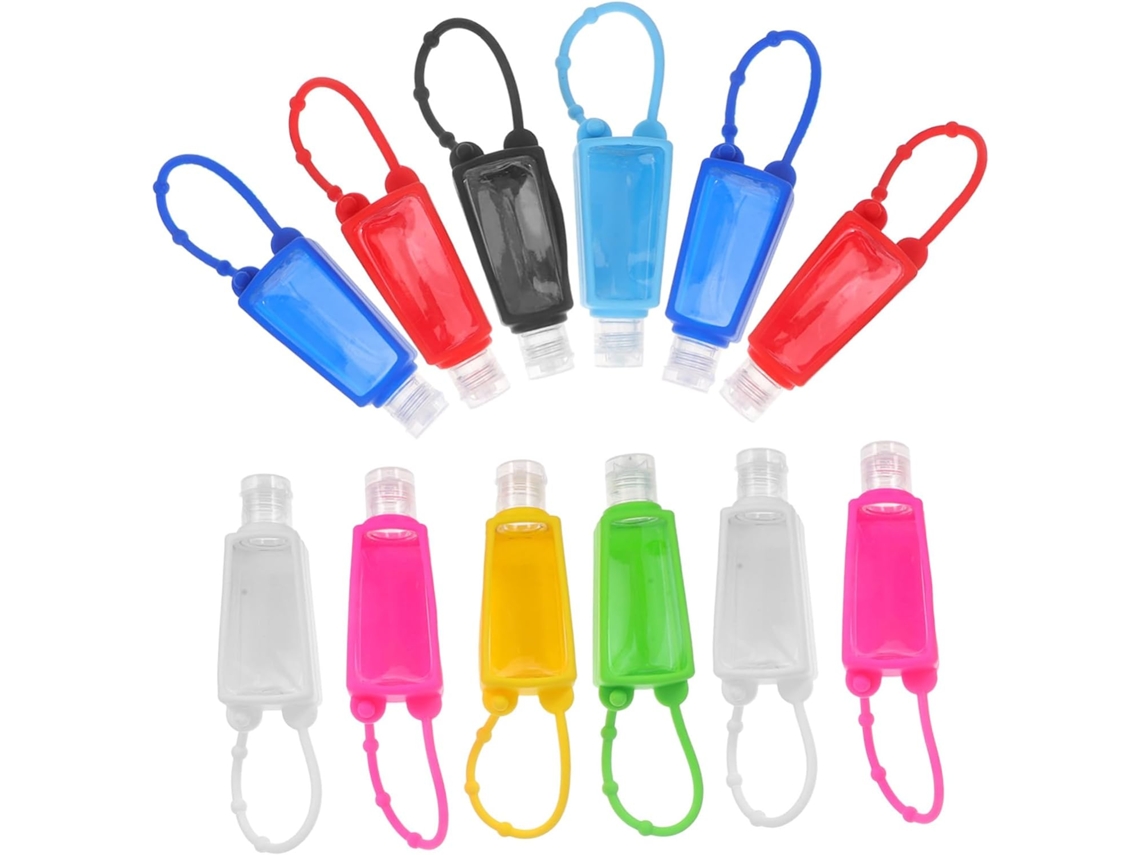 Paquete De 20 Botellas De Viaje De 30 Ml En Silicona Pet Suave, A Prueba De Fugas, Transparentes, Para