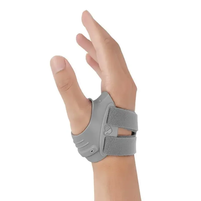 Férula para el pulgar para aliviar el dolor articular, adecuada para la osteoartritis. Mdug (m Right Gray)