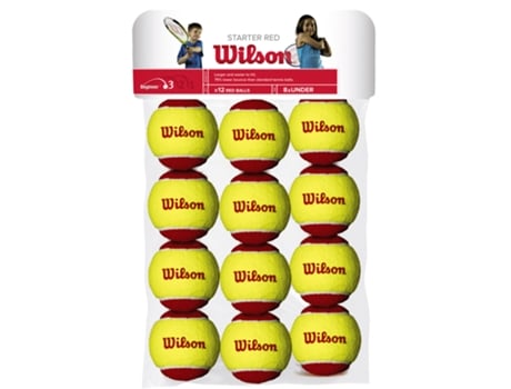 Juego de 12 pelotas de tenis WILSON Starter
