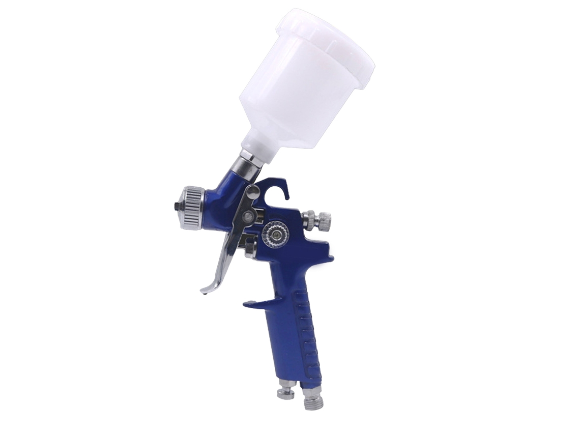 Pistola De Pintura Pneumática Com Pot Transparente Para Carros E Móveis Refinishing Air Sprayer