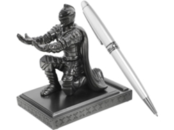 Portalápices Vertical De Resina Resistente Knight, Soporte Decorativo Para Bolígrafos De Escritorio