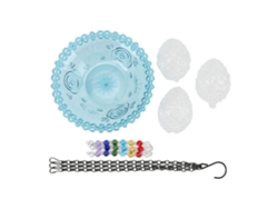 Comedero Y Bebedero Colgante Multiusos Ligero Para Pájaros, Ideal Para Jardines Exteriores.