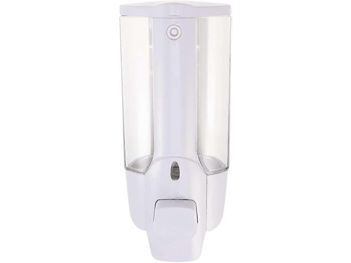 Dispensador de jabón líquido para baño de pared ZK ABS Rosewell (blanco, 350 ml)