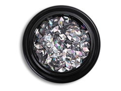 Rebe-adorno Para Unhas Com Purpurina Estrela De Cinco Pontas Sequências Irregulares Para Manicure Arte De Unhas (3prata)