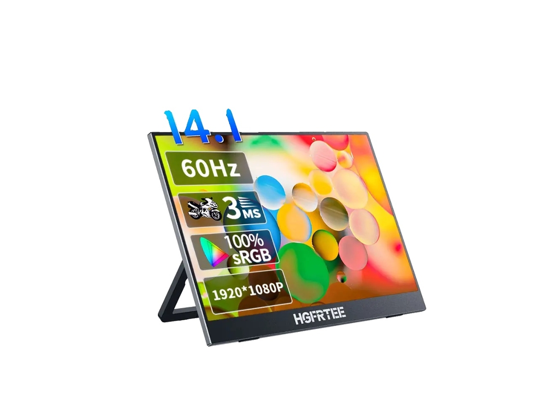 Monitor portátil, resolución 1920x1200, pantalla de 14,1 pulgadas, B141 Szfo6l1 OEM
