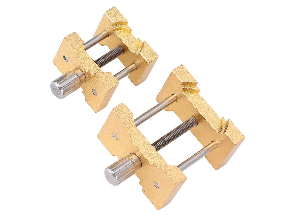 2pcs Soporte De Reloj Herramienta De Ajuste De Movimiento Compacto Para Reparadores Aficionados