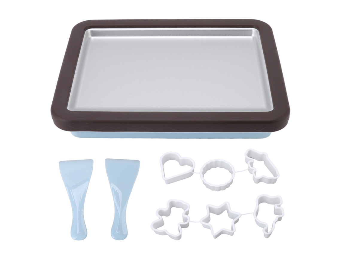 Plancha Anti-morado Para La Elaboración Rápida Y En Pequeñas Cantidades De Helado En Casa, Tiendas, Campings Y Cafeterías.