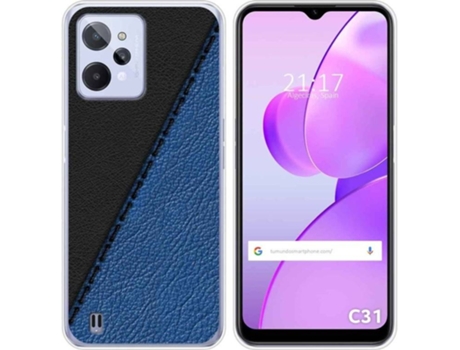 Carcasa para Realme C31 TUMUNDOSMARTPHONE Dibujos Cuero 02 Multicolor