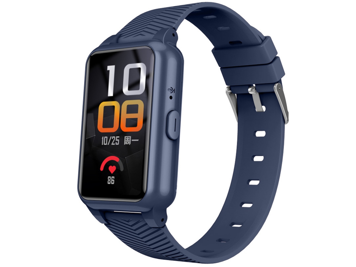 (azul) Reloj Inteligente 4g Para Personas Mayores Con Control De Temperatura Corporal Y Frecuencia Cardíaca, Y Posicionamiento Gps