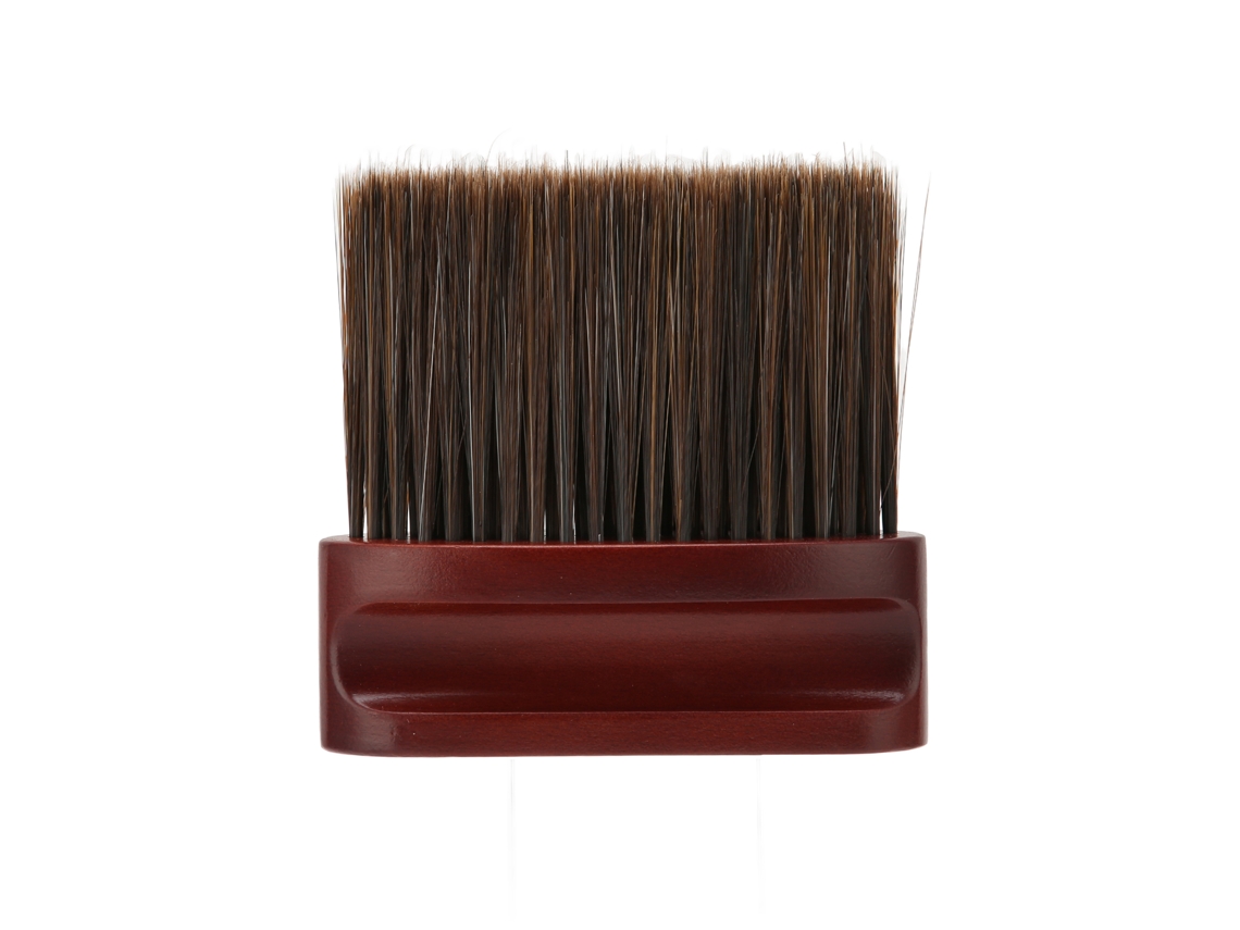 Pincel Para Barbero Profesional Para Limpieza De Pelo En Cuello Y Rostro Con Cerdas Suaves Y Mango Ergonómico