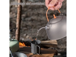 Hervidor De Agua Pequeño De 0,5 L Con Boquilla Para Café, Ligero Para Acampar, Hacer Senderismo Y Picnics.