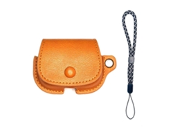 Mochila protectora de piel sintética para AirPods de 1/2" con cordón ajustable