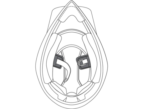 Protectores de Casco AGV Ax9 M3 Chin Strap Pads