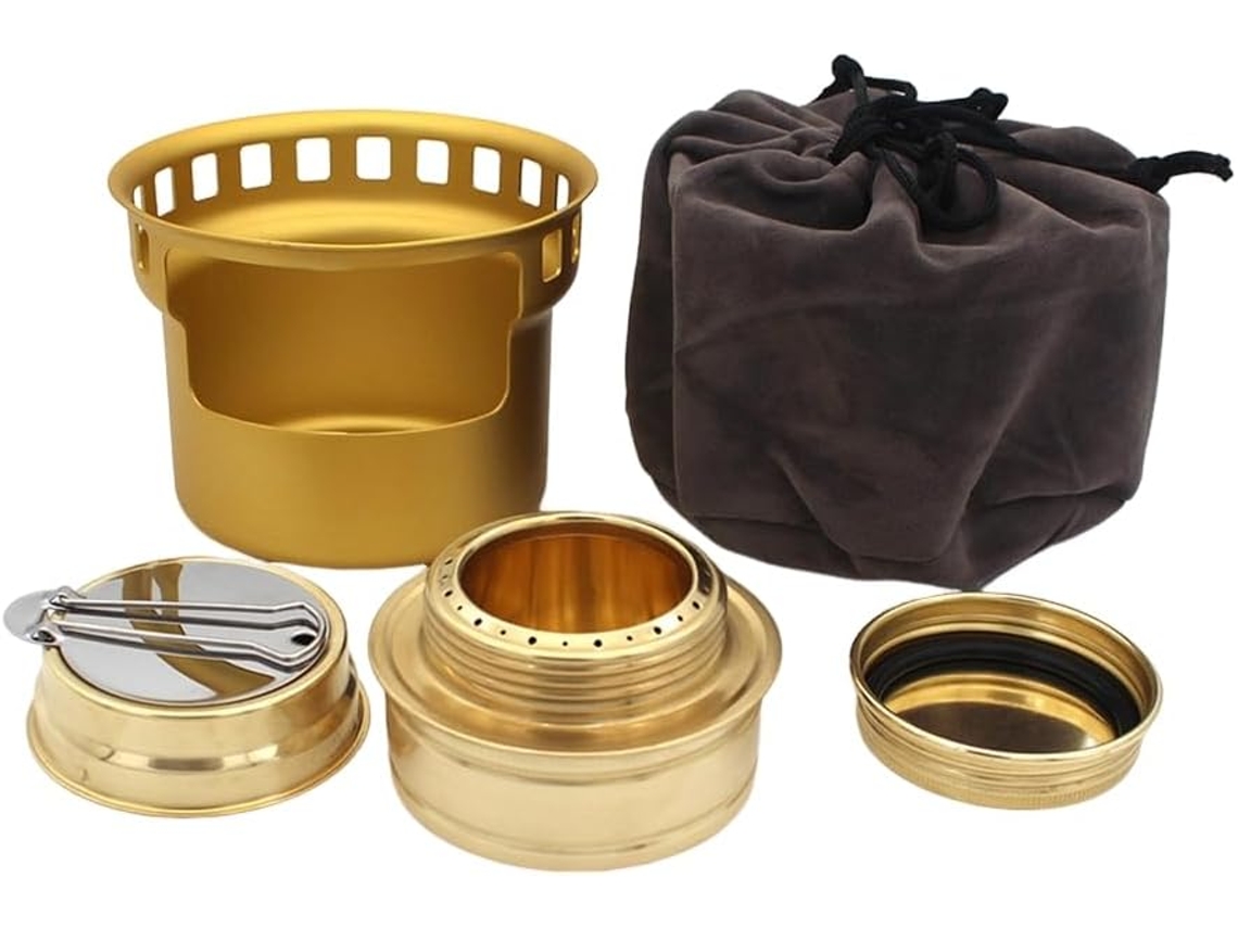 Hornillos De Alcohol De Aluminio Para Acampar, Barbacoas Portátiles Para Picnic, Hornos Resistentes Al Viento, Estufas