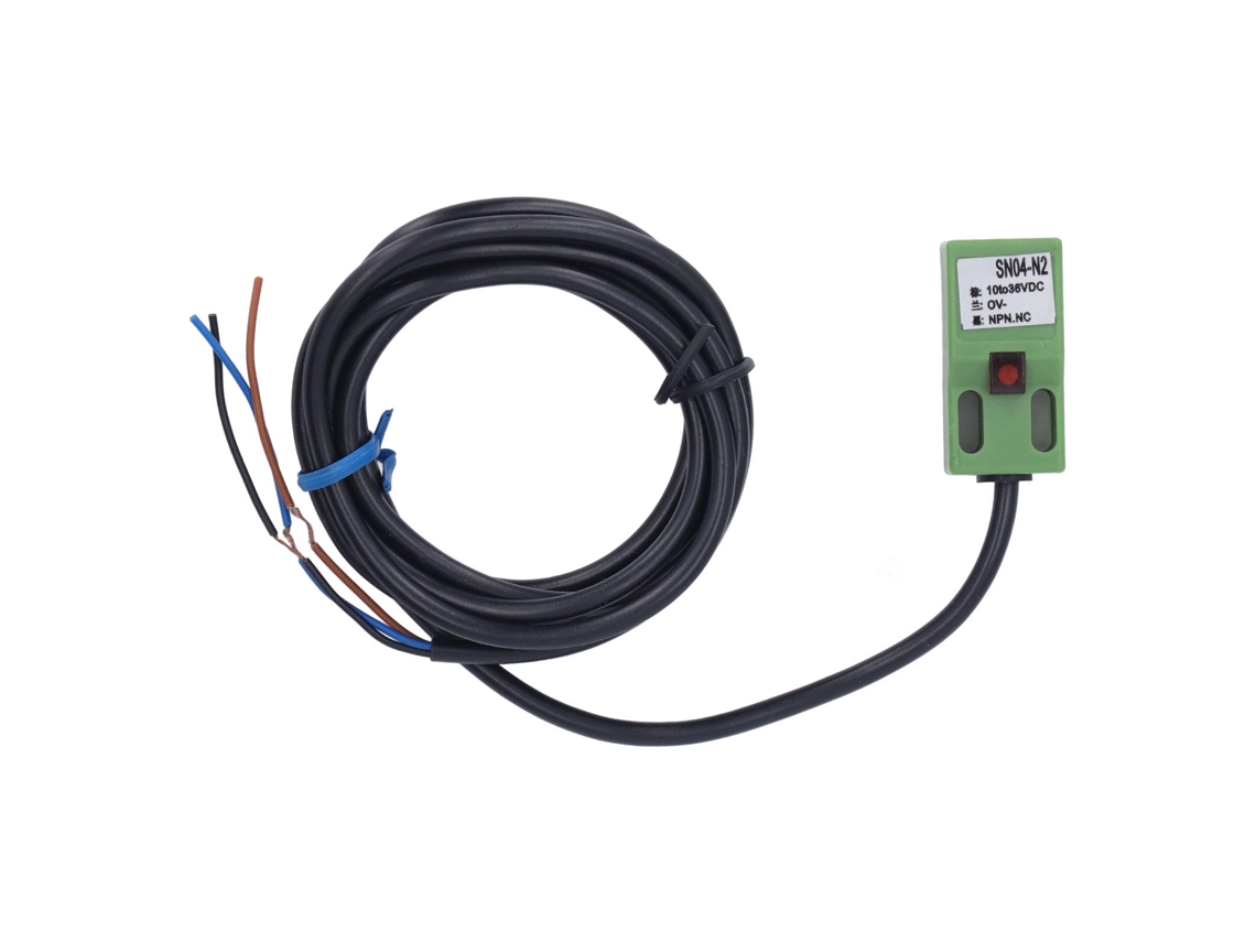 Sensor de proximidad inductivo NPN IP65 10-36V CC 200mA S/MARK