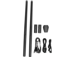 Batería Electrónica Virtual Air Drum Set, Con 2 Asas, Pedales Y 2 Pies.