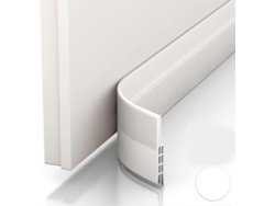 Sellador De Puerta Inferior Aislante Anti-frio Ruido Humedad Blanca 1m