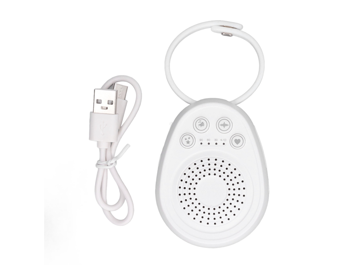 Máquina De Ruído Branco Portátil Com 20 Fontes De Som Função Timer Para Bebê E Adulto