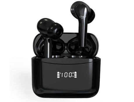 Fones de ouvido sem fio, indicador de carga LED, fones de ouvido Bluetooth 60H com fones de ouvido Bluetooth estéreo HiFi à prova d'água para CHRON...