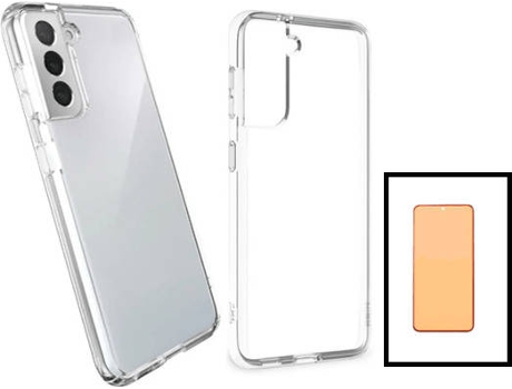 Kit Carcasa + Protector de Pantalla Samsung Galaxy S22+ Plus 5G GIFT4ME Transparente