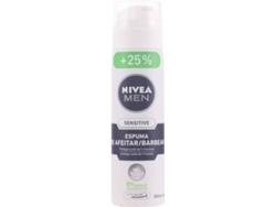 Espuma de Afeitar NIVEA Men Sensitive 0% Espuma De Afeitar Anti-Irritación (250 ml)