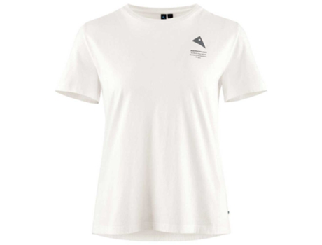 Camiseta de Mujer KLÄTTERMUSEN Runa Maker Blanco (XL)