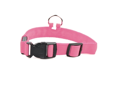 Collar de perro LED, collar de perro emisor de luz recargable por USB, collar ajustable para mascotas de TPU,