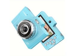 Câmera Digital Portátil H8 1080P Câmera Ccd Compacta 48Mp Zoom Óptico 8X Azul 