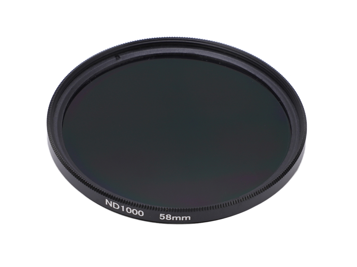 Filtros Nd 1000 Densidad Neutral 1000 Profesionales Para Lentes De Cámara Digital 58mm