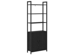 Librería de roble negro 60 x 24 x 161 cm MAISON EXCLUSIVE