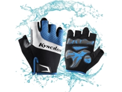 Guantes de ciclismo Kayak para hombre con acolchado de gel hasta la mitad de los dedos, antideslizantes, Gokoco
