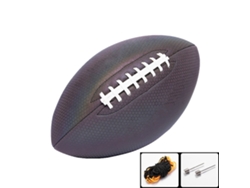 Pelota De Fútbol Americano Reflectiva Luminosa Fluorescente Estándar Pu Para Juego Y Entrenamiento